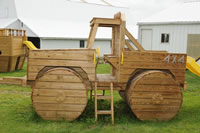 4x4 amish built playground equipment